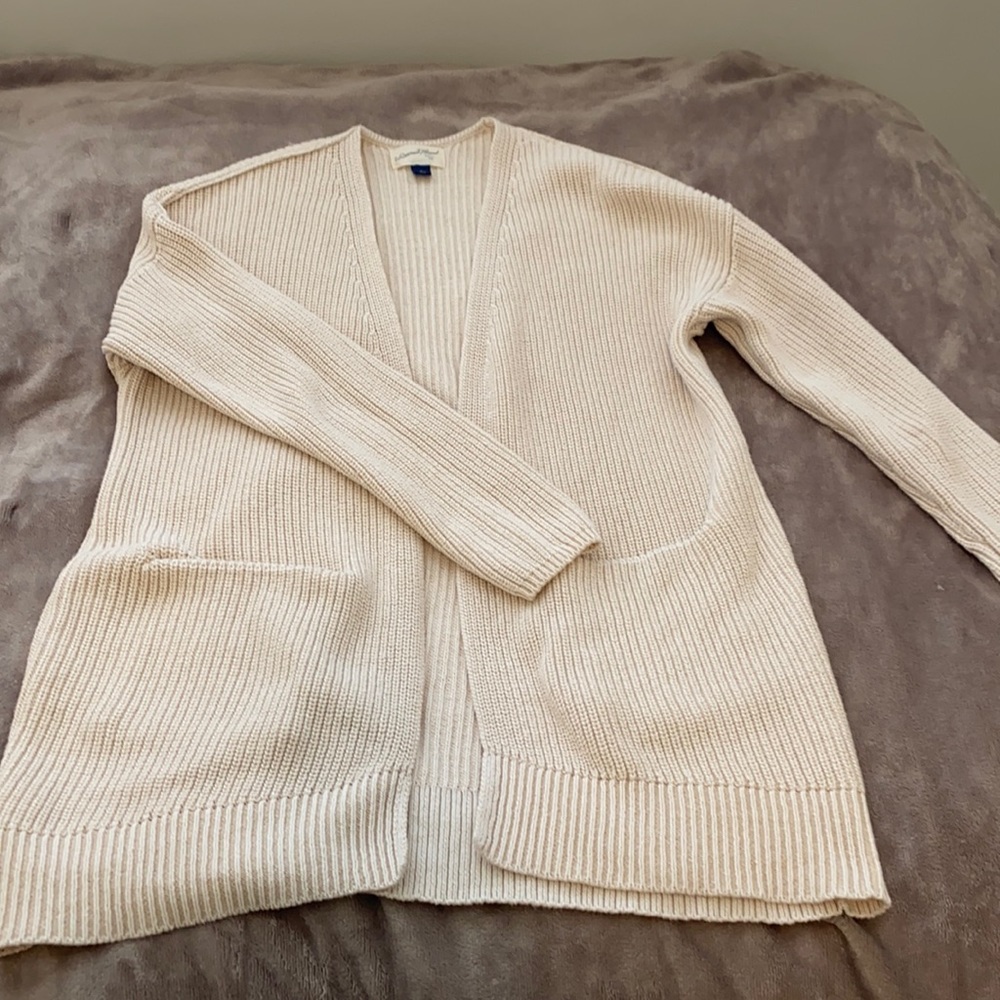Cream cardigan